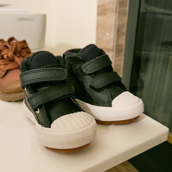 Black Converse High Tops - Picture 1 of 3